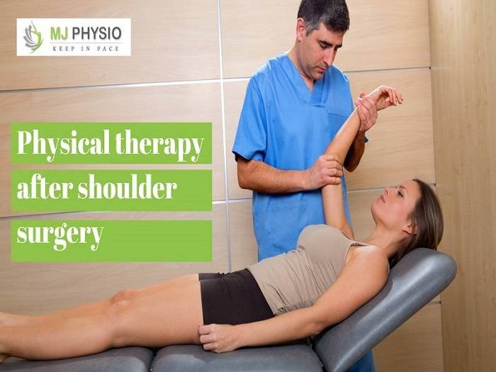 Physical therapy after shoulder surgery
